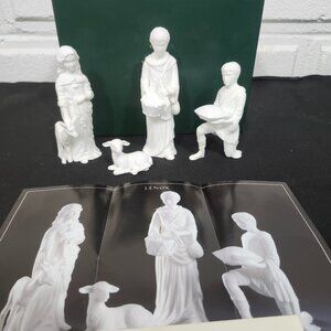Vintage Lenox The Children of The Nativity Set from the 1990s in Original Box